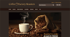 Desktop Screenshot of coffeefactoryroasters.com